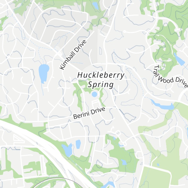 Map of Huckleberry Hill
