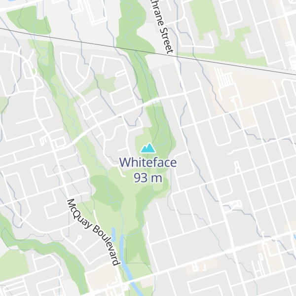 Map of Whiteface