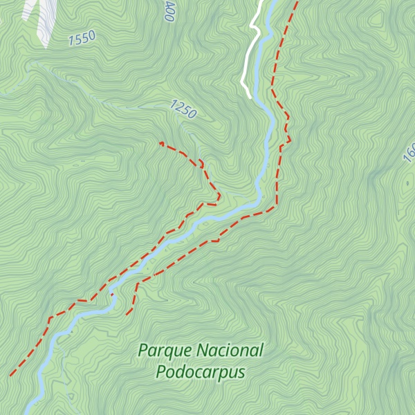 Map of Cabaña Los Higuerones