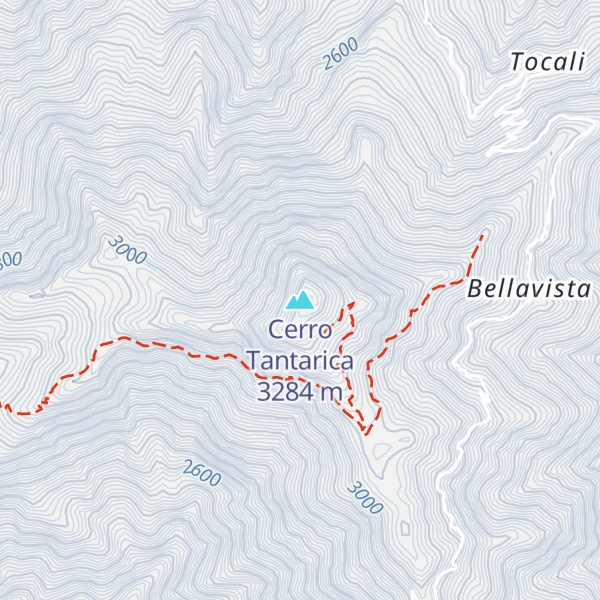 Map of Cerro Tantarica