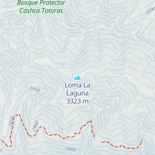 Map of Loma La Laguna