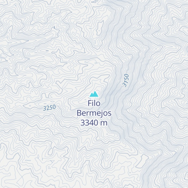 Map of Filo Bermejos