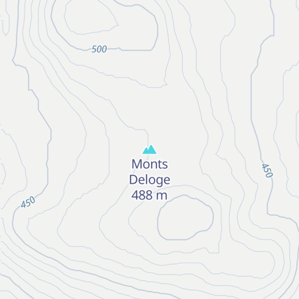Map of Monts Deloge
