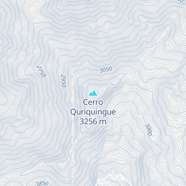 Map of Cerro Quriquingue