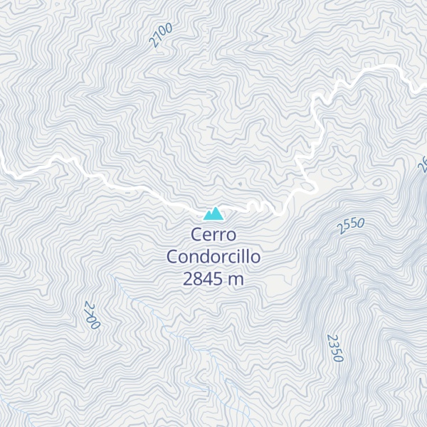 Map of Cerro Condorcillo