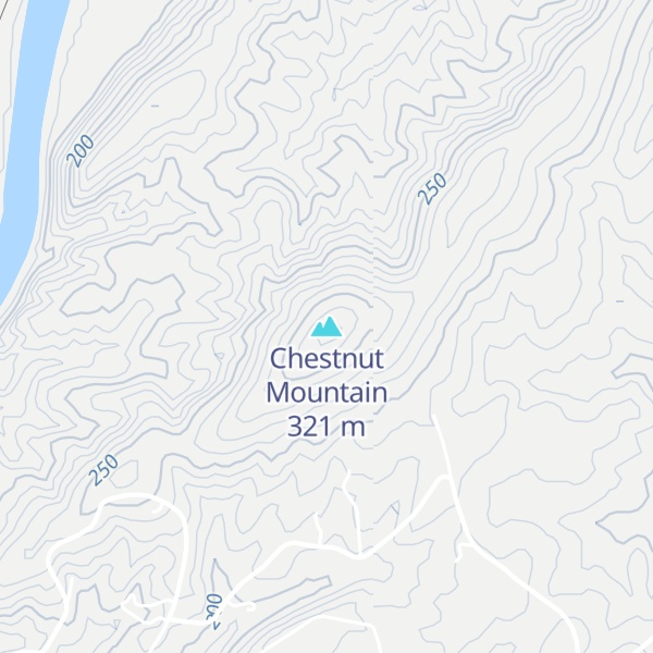 Map of Chestnut Mountain