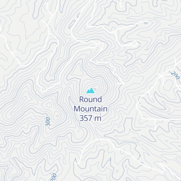 Map of Round Mountain