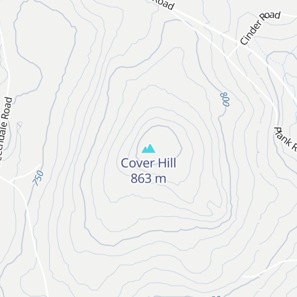Map of Cover Hill