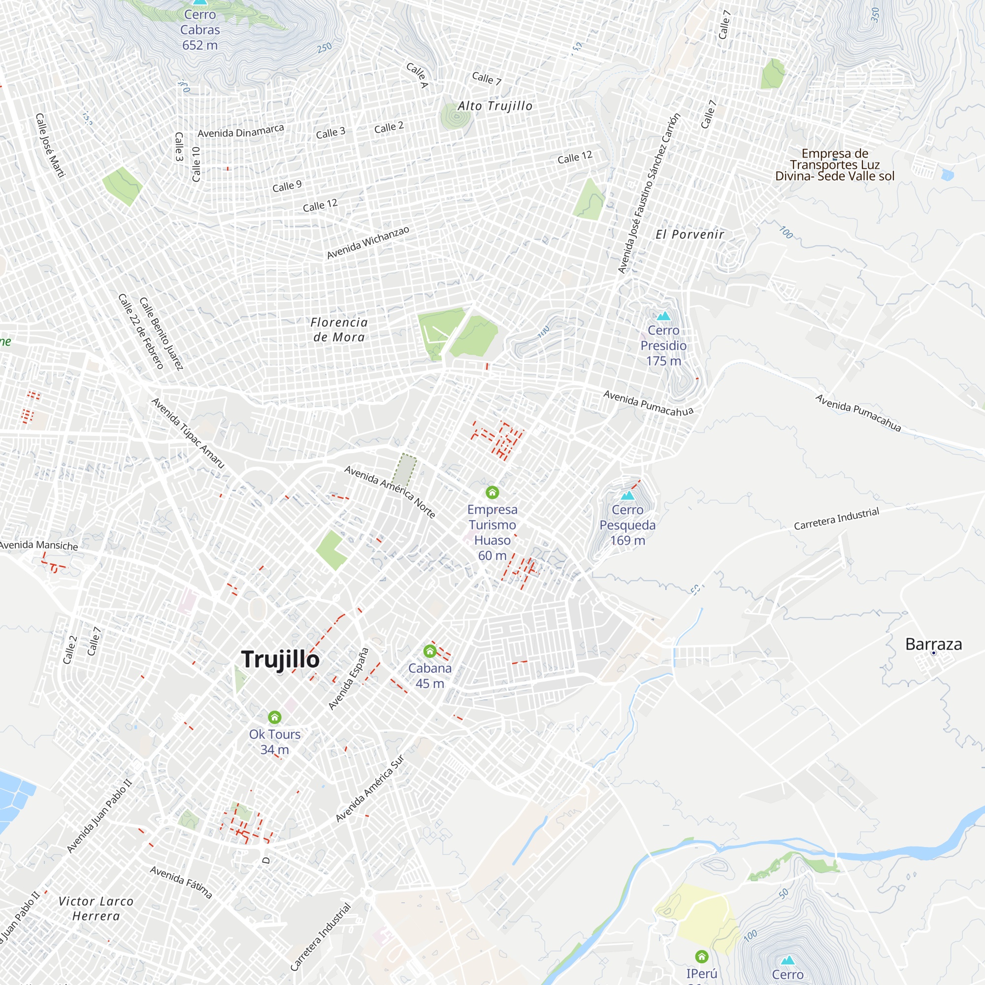 Empresa Turismo Huaso map