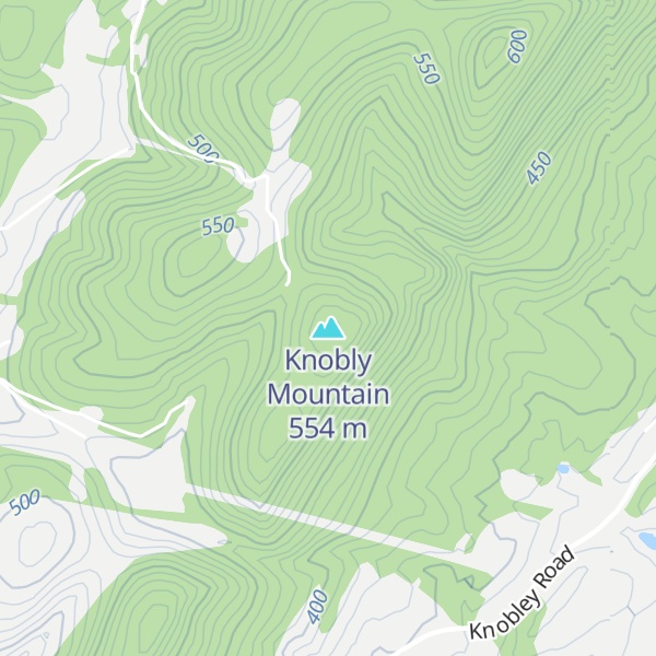 Map of Knobly Mountain