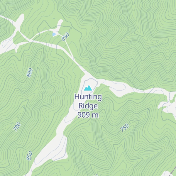 Map of Hunting Ridge