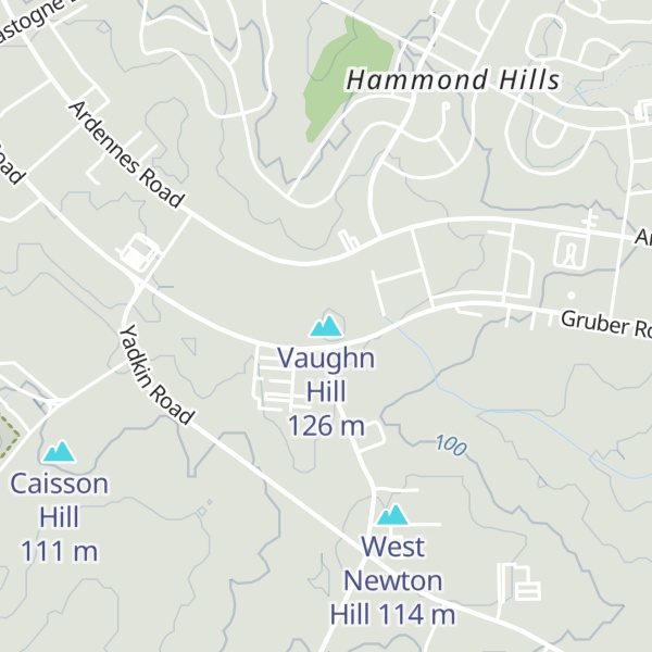 Map of Vaughn Hill