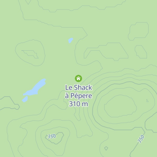 Map of Le Shack à Pépere