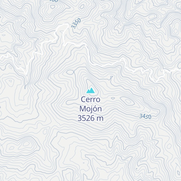 Map of Cerro Mojón