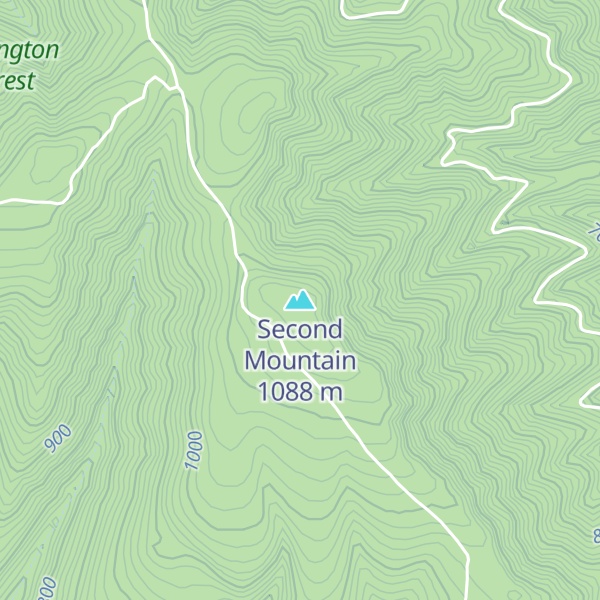 Map of Second Mountain