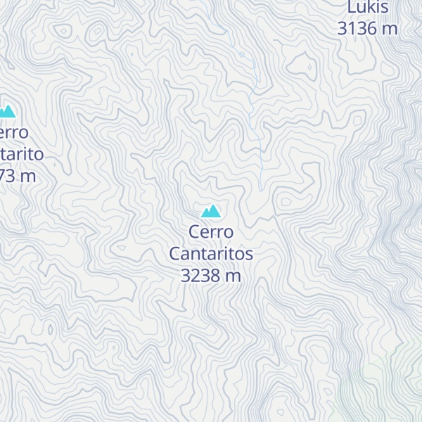 Map of Cerro Cantaritos