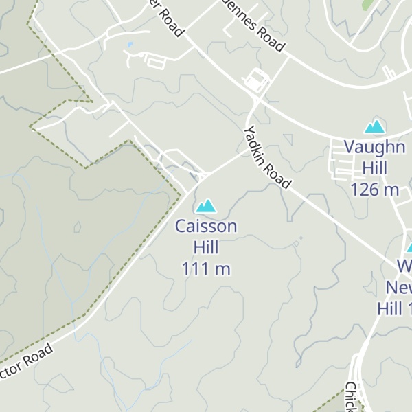 Map of Caisson Hill