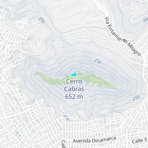 Map of Cerro Cabras