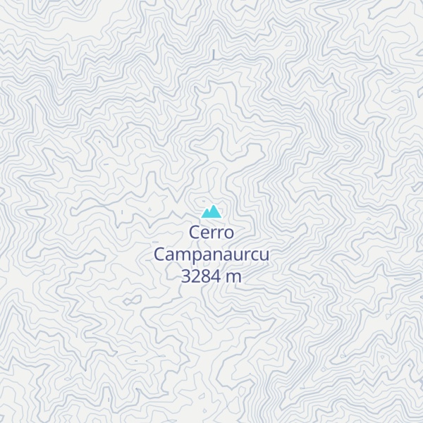 Map of Cerro Campanaurcu