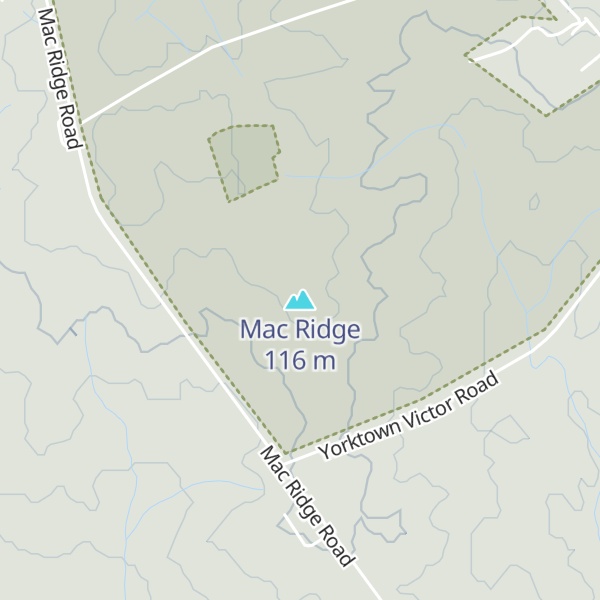 Map of Mac Ridge