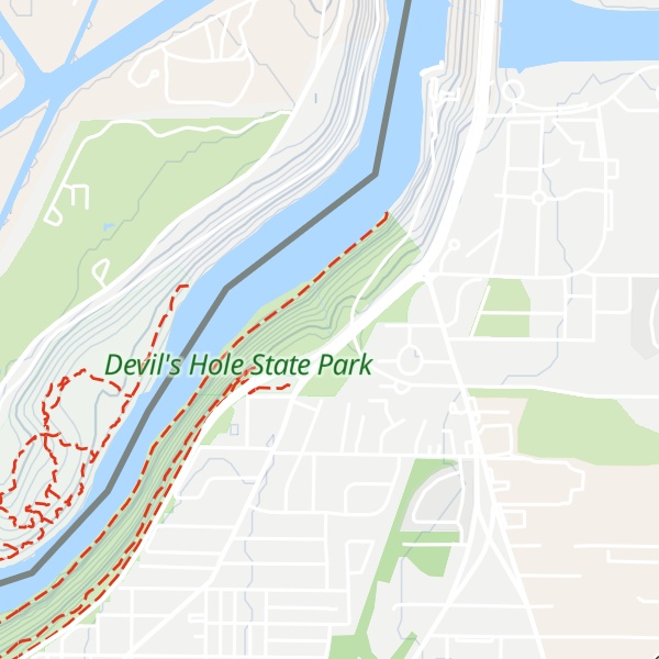 Map of Devil's Hole Gulch