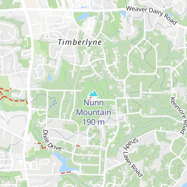 Map of Nunn Mountain
