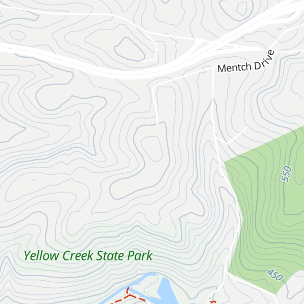 Map of Strongs Hill