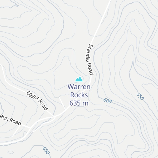 Map of Warren Rocks