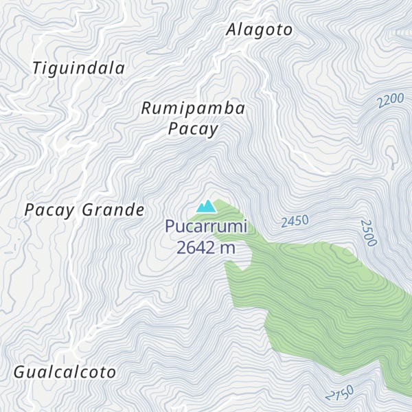 Map of Pucarrumi
