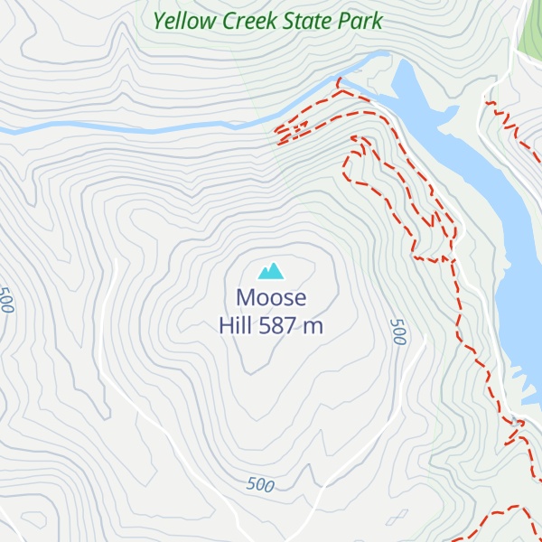 Map of Moose Hill