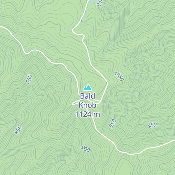 Map of Bald Knob