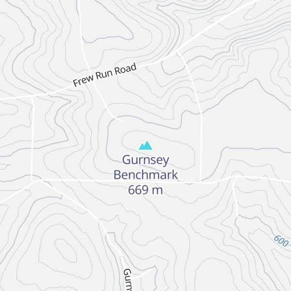 Map of Gurnsey Benchmark