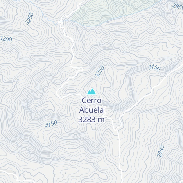 Map of Cerro Abuela