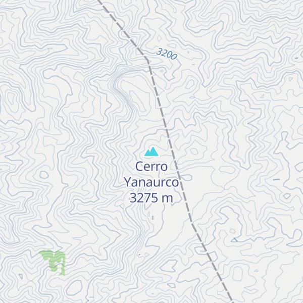 Map of Cerro Yanaurco