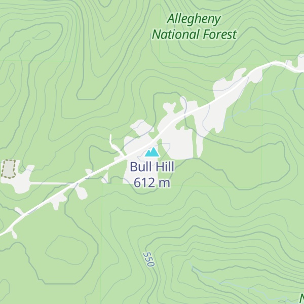 Map of Bull Hill
