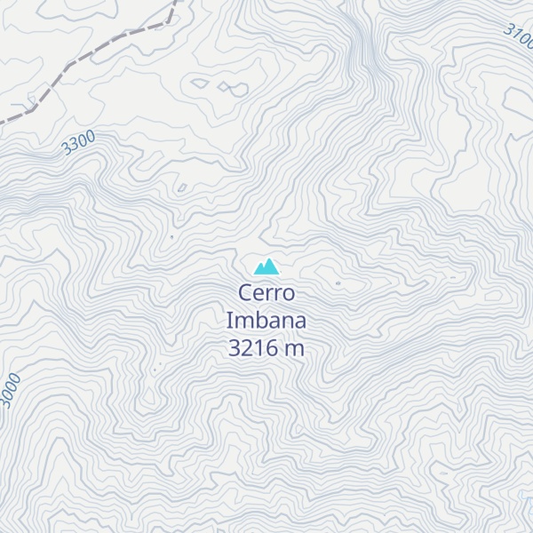 Map of Cerro Imbana