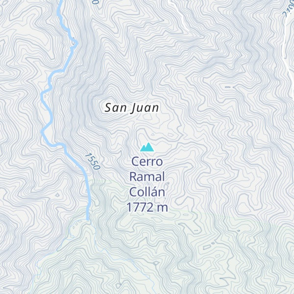 Map of Cerro Ramal Collán