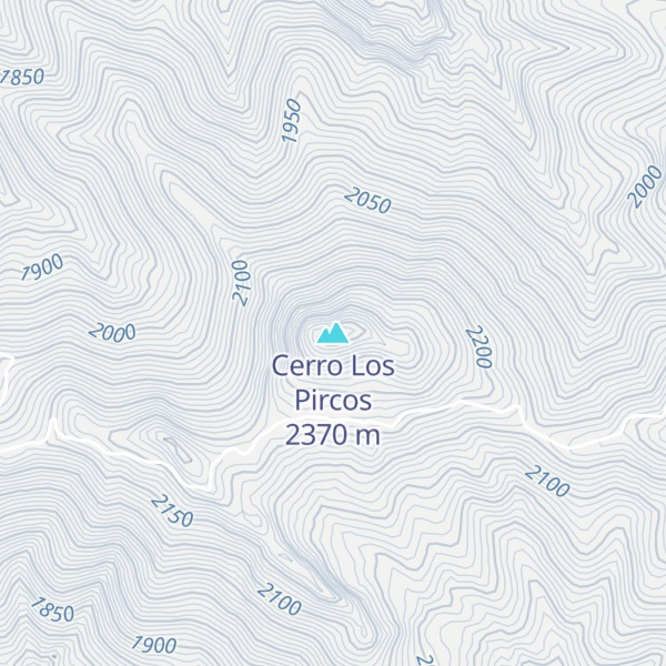 Map of Cerro Los Pircos