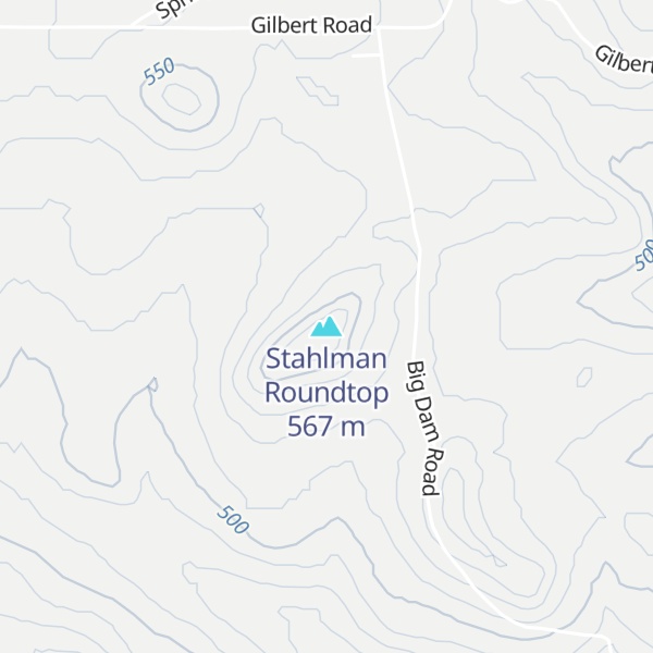 Map of Stahlman Roundtop