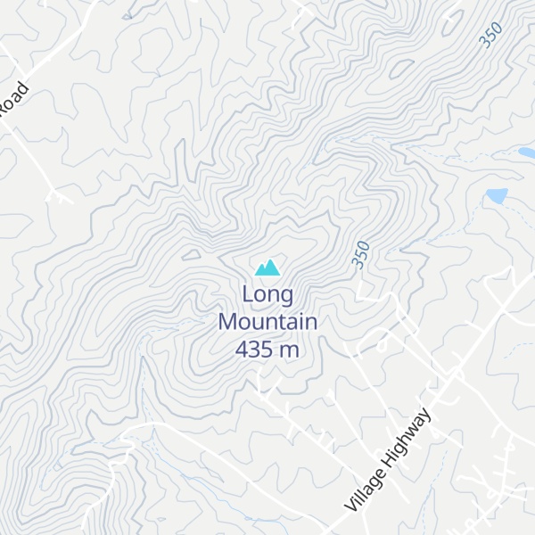 Map of Long Mountain
