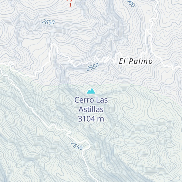 Map of Cerro Las Astillas