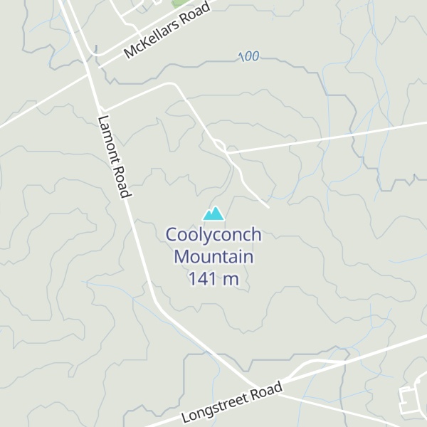 Map of Coolyconch Mountain