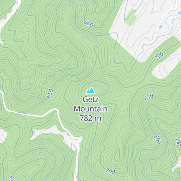 Map of Getz Mountain