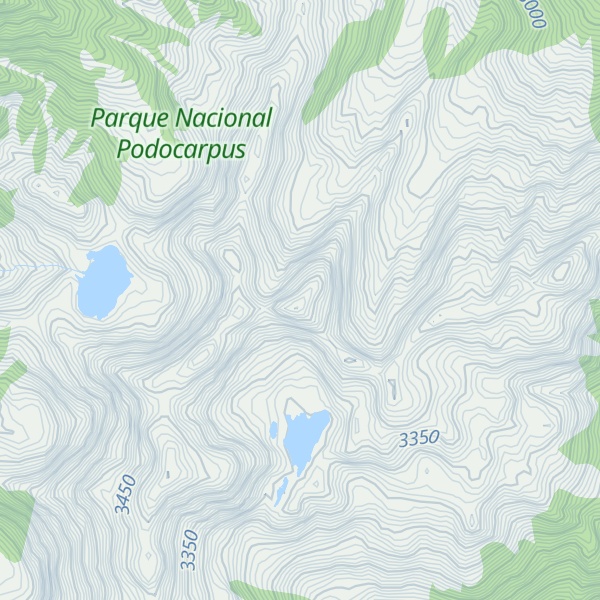 Map of Cerro Tres Torres