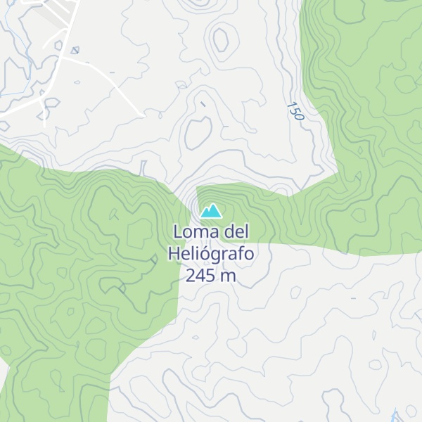 Map of Loma del Heliógrafo
