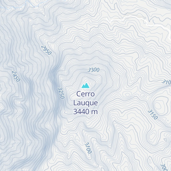 Map of Cerro Lauque