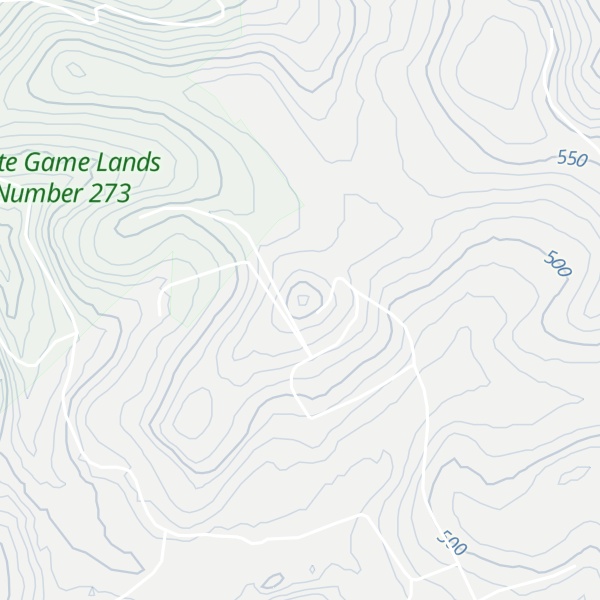 Map of Evans Hill
