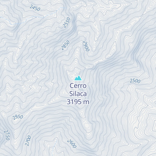 Map of Cerro Silaca