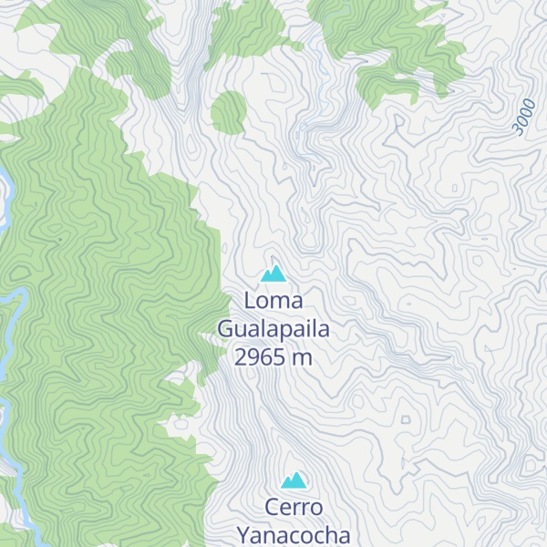 Map of Loma Gualapaila