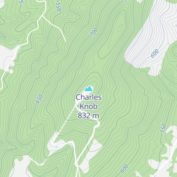 Map of Charles Knob